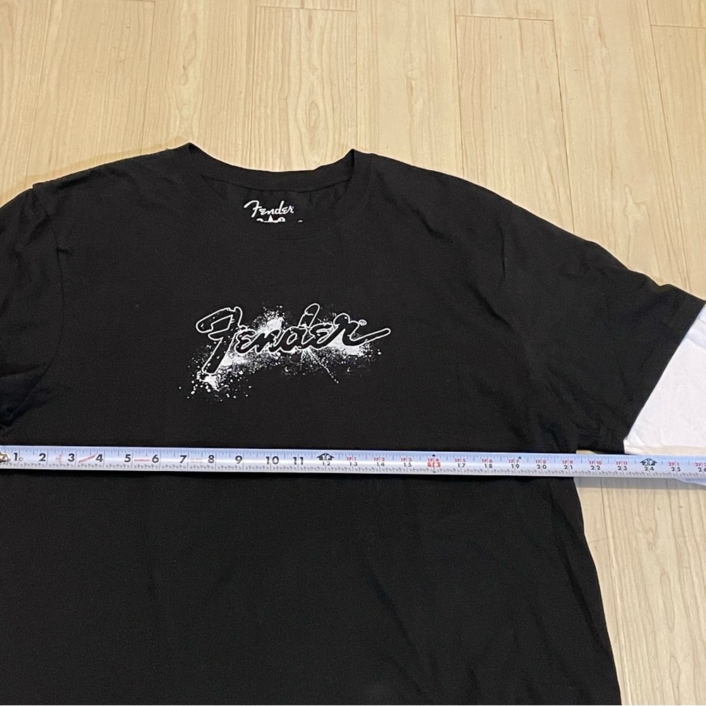 NWT Fender Rock and Roll Lifestyle Black and White Long Sleeve T-Shirt Size  XXL - Picture 9 of 16